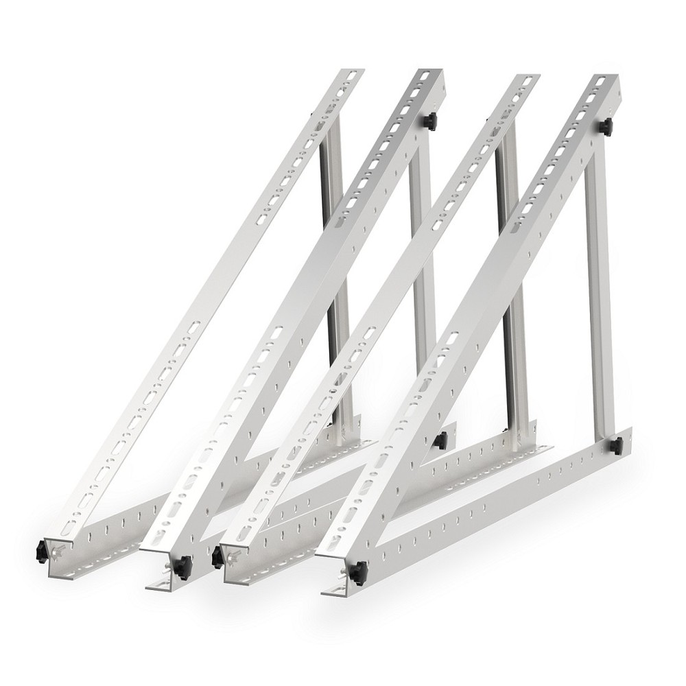 114cm 118cm PV Bracket 2 Sets 0-90° Adjustable For 2 Solar Panel Modules Balcony