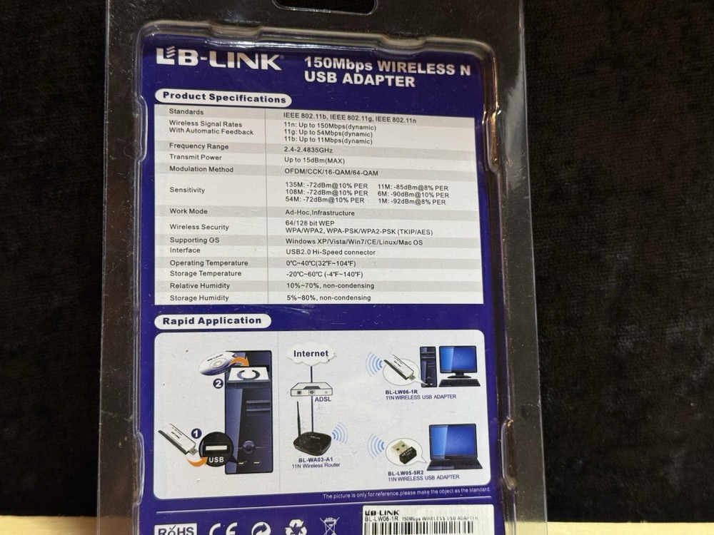 LB-LINK BL-LW05-1R 150Mbps Wireless N USB Adapter