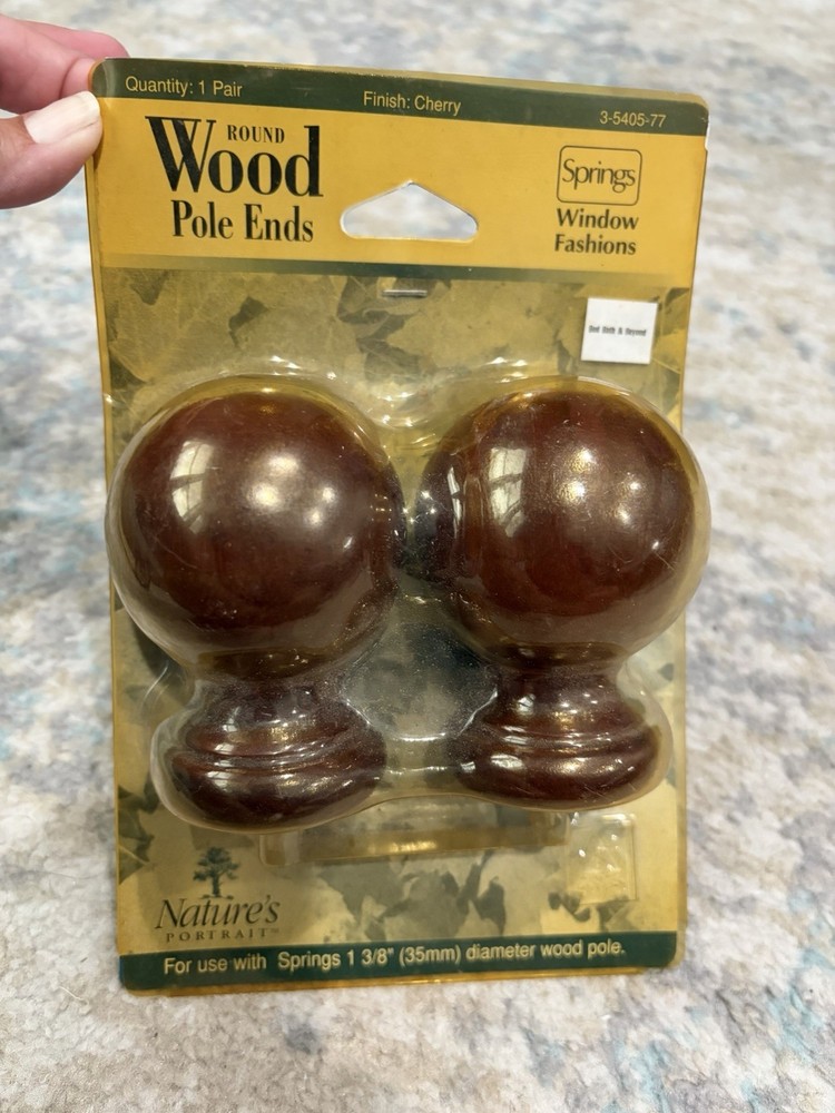 Springs Round Wood Pole Ends