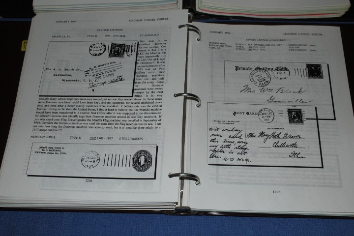 Machine Cancel Society Forum Journal HUGE offer various BlueLakeStamps Useful!