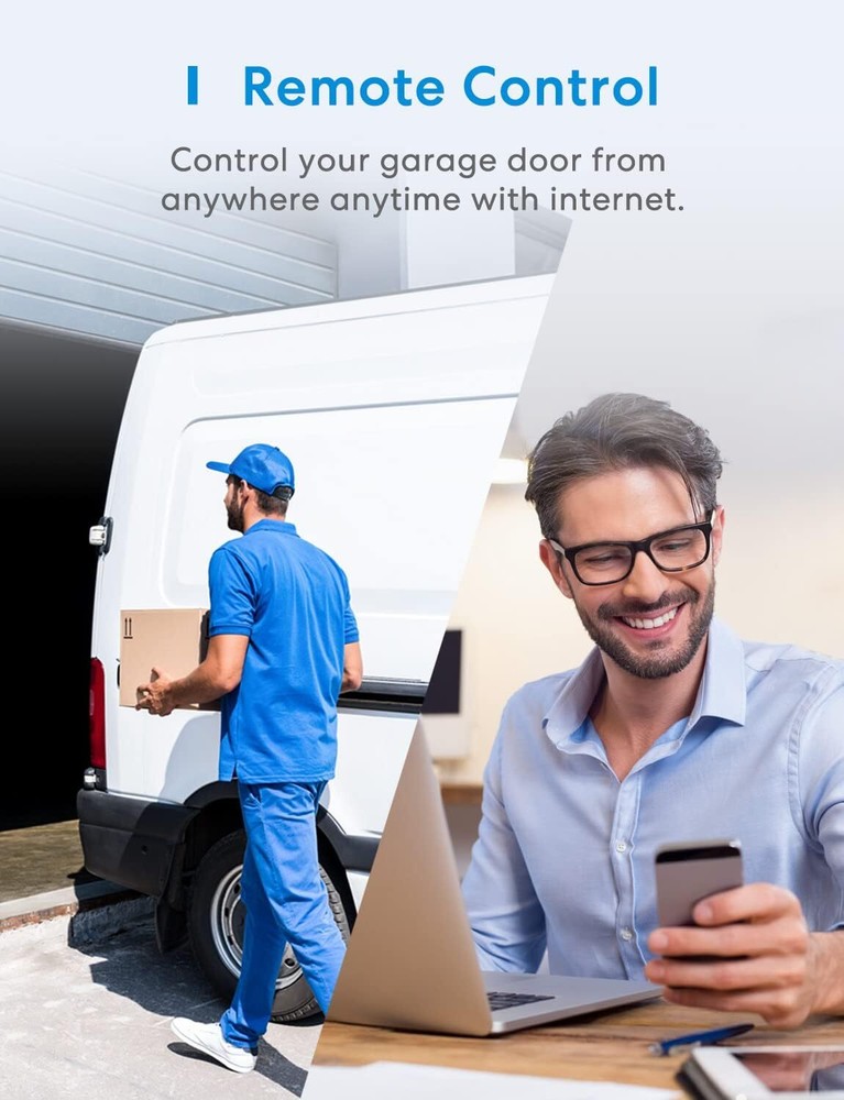 Intelligent garage door opener remote control with multiple notification modes