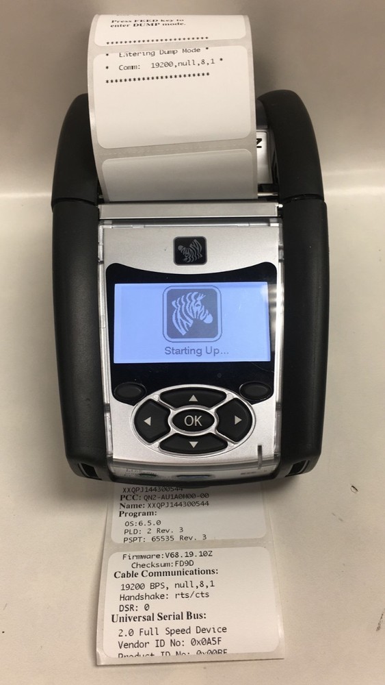 Zebra QLn220 Direct thermal printer QN2-AU1A0M00-00 Label Barcode Printer