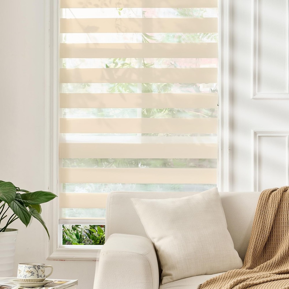 Zebra Roller Shades, Zebra Blinds for Window, Window Blinds for Indoor, Light...