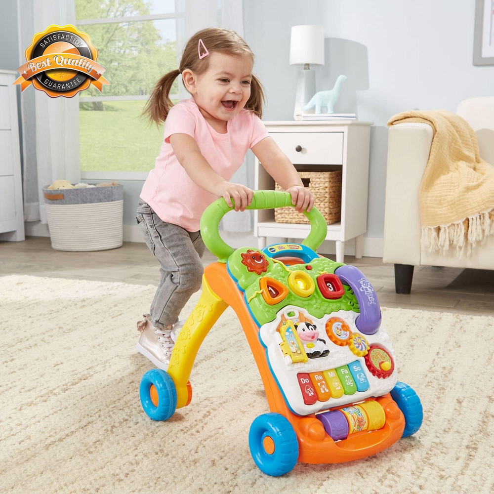 Sit to Stand Baby Learning Walker Activity Push Toy Infant Support