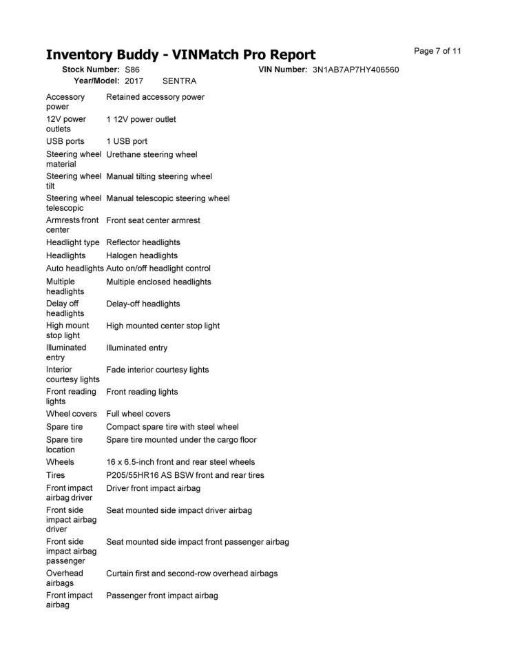 SENTRA 2017 Fuse Box Cabin 1118345