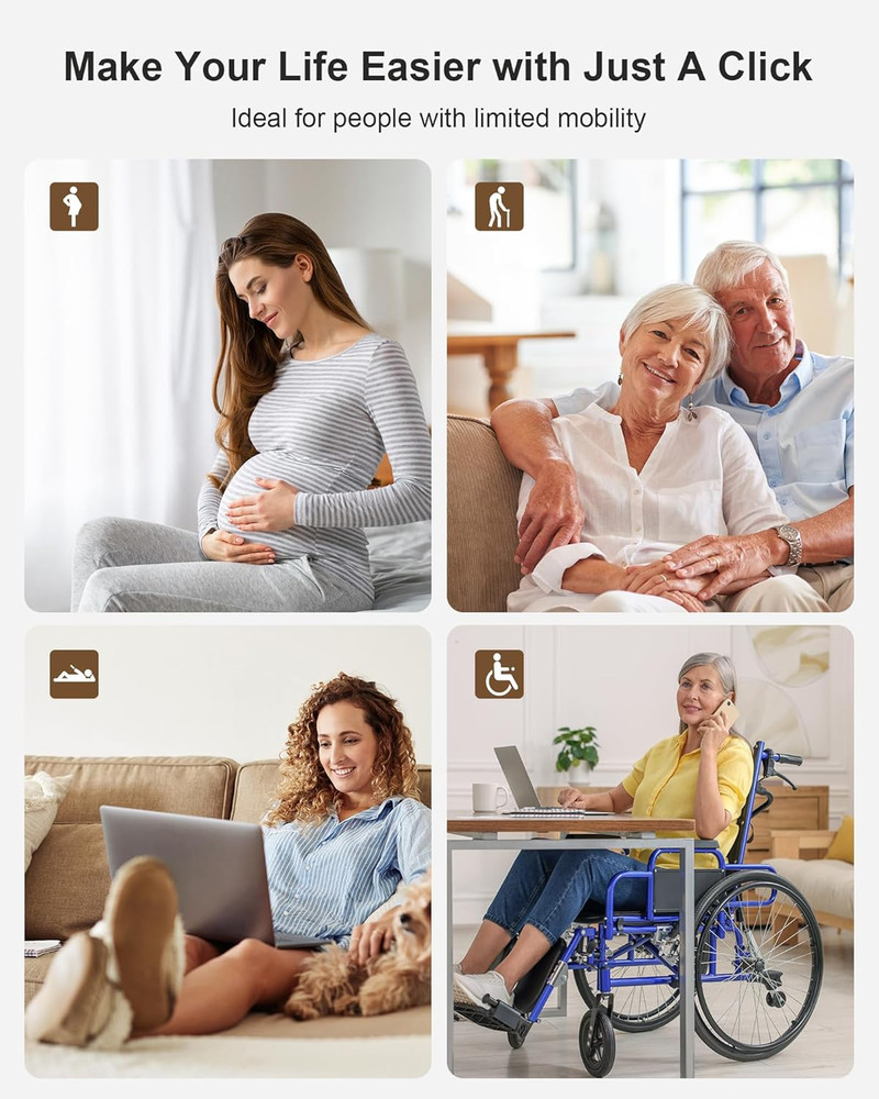 Remote Control Outlet Plug, 200FT Long Range Wireless Light Switch, Compact Desi