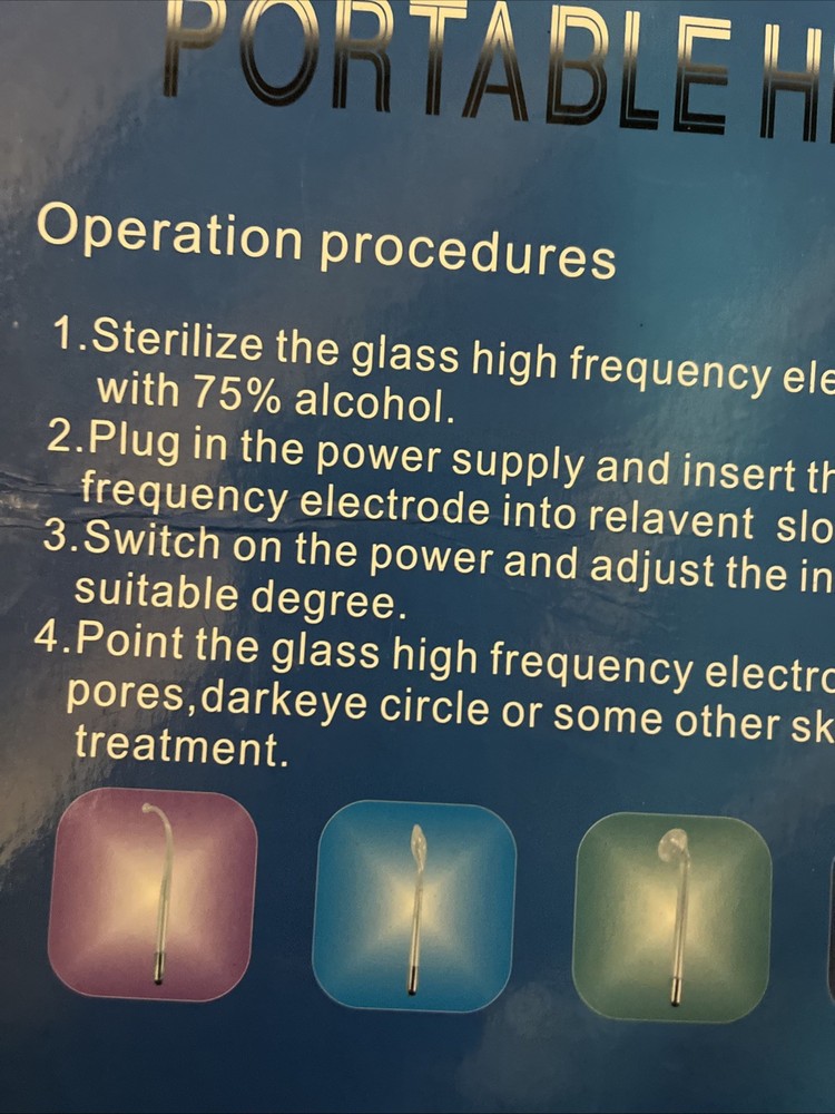 Portable High Frequency Facial Machine