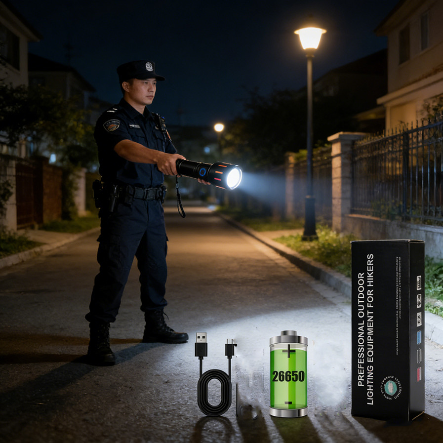350000000 Lumen Super Bright LED Tactical Flashlight Rechargeable Work Light%#