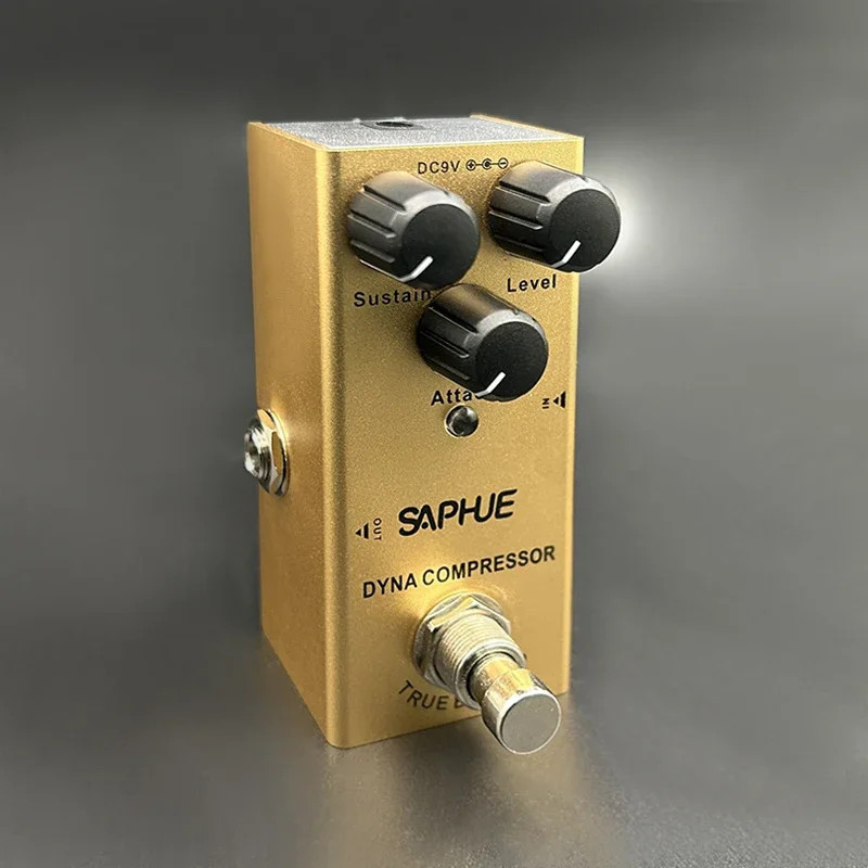 Compression pedal Sustain/level/attack knobs Classic pedal mini
