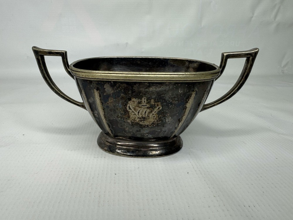 Vintage Gorham Silver Soldered Sugar Bowl