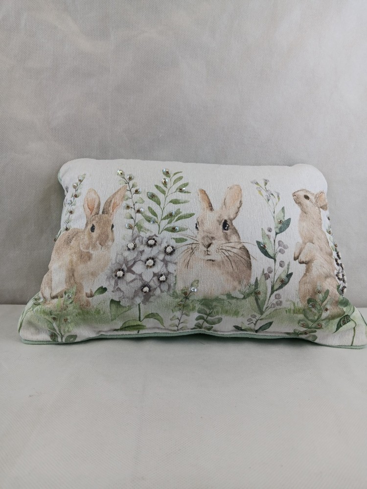 Bunny Boulevard Rabbit Pillow 14" Long