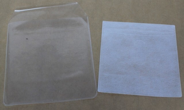 50 Double Sided  Ameri Copy Blu Ray CPP Clear Sleeves W/2 Disc Woven