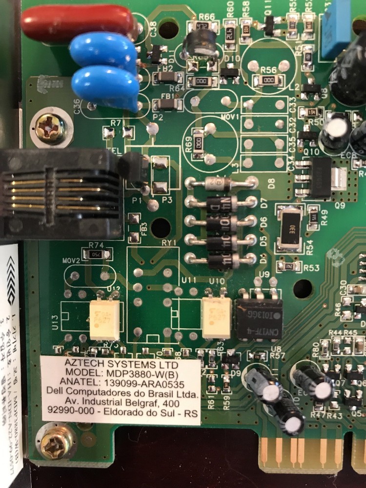 Aztech MDP3880 Fax Modem PCI