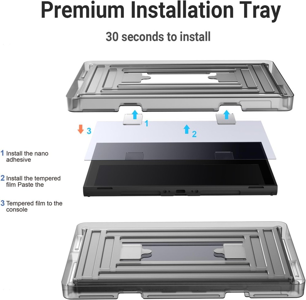 Screen Protectors for Nintendo Switch 2, Blue Light Blocking, 9H Hardness,2 Pack