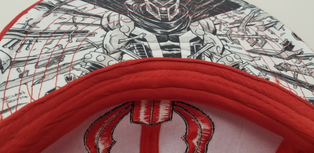 Loot Crate Magneto Baseball Cap Hat Marvel X-Men Snapback Flat Brim Red