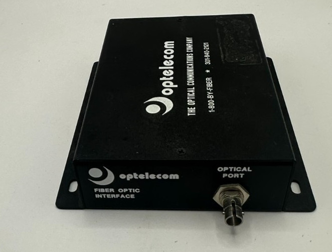 Optelecom Audio Video Receiver Fiber Optic Interface