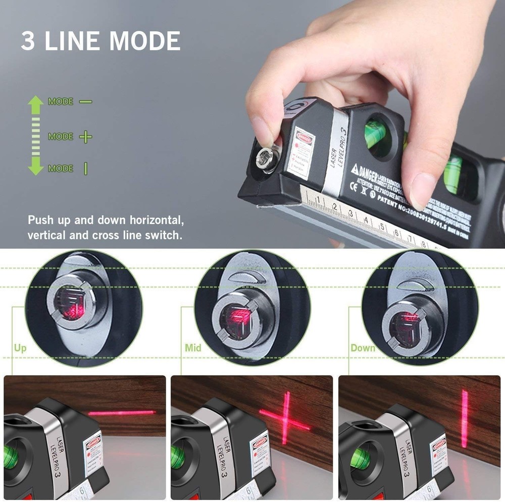 Automatic Laser Level & Tape Measure Ruler - Work Smart with Enhanced Precision