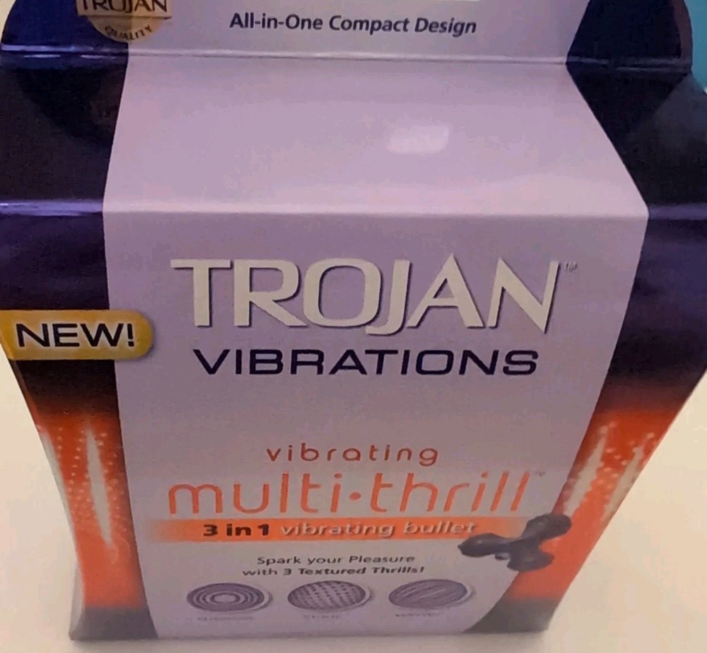 Trojan Vibrations Vibrating Multi-Thrill 3 In 1 Bullet Massager