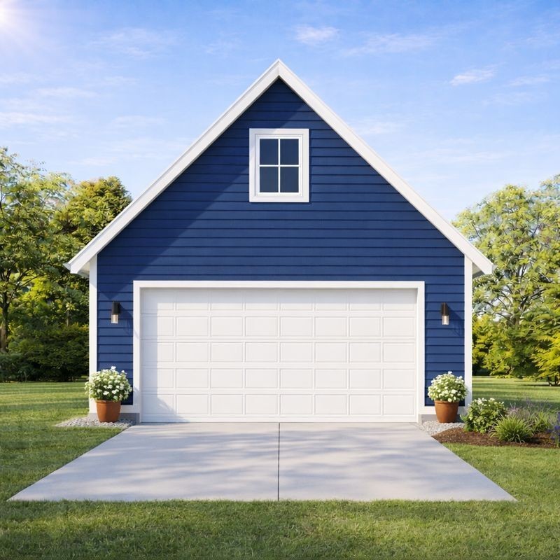 2-Car Garage plan with Upper-Level Loft