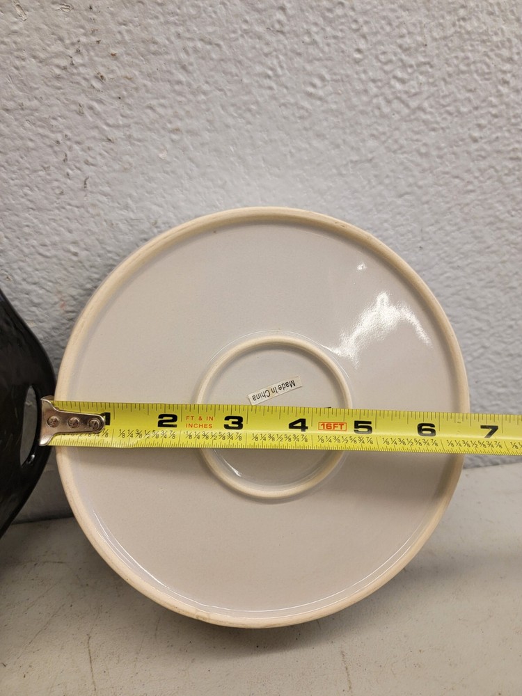 TECHNIQUE Nesting Casseroles (3) Round 7.5" - 10" Gray Black Tan