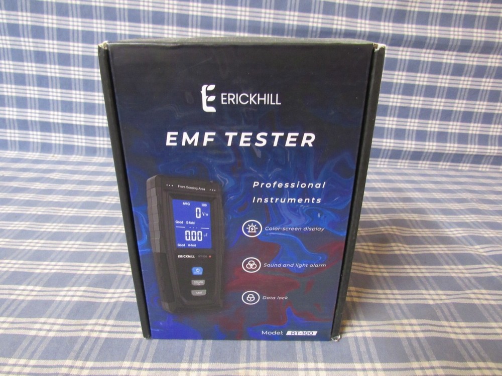 Erickhill EMF Tester Model RT-100 (Open Box Display Unit) FAST FREE SHIPPING.