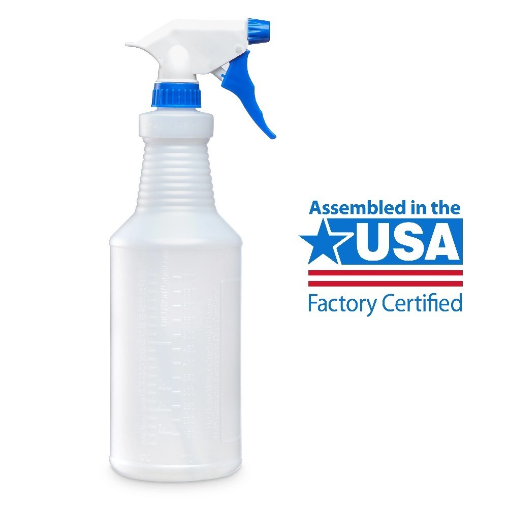 All Purpose Plastic Spray Bottle 32 oz 6 Pack Single Count