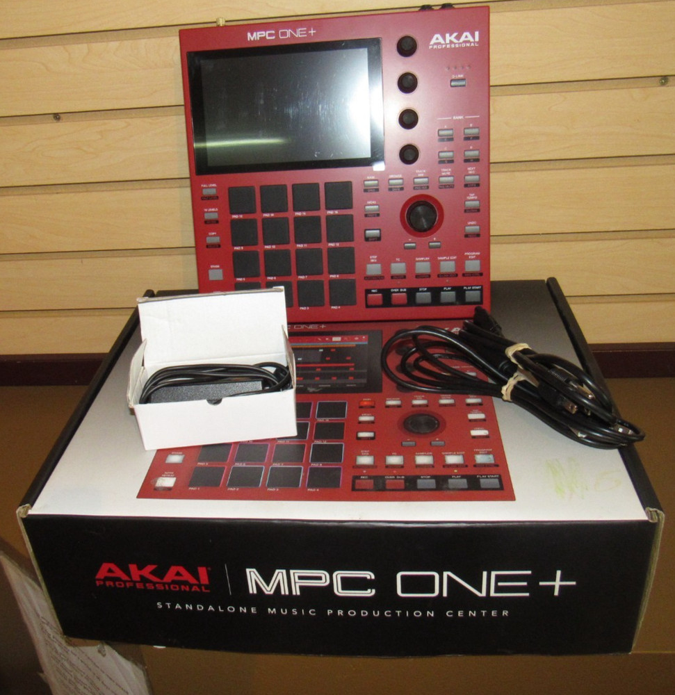 Akai Professional MPC One Plus + Red - Drum Machine, Sampler