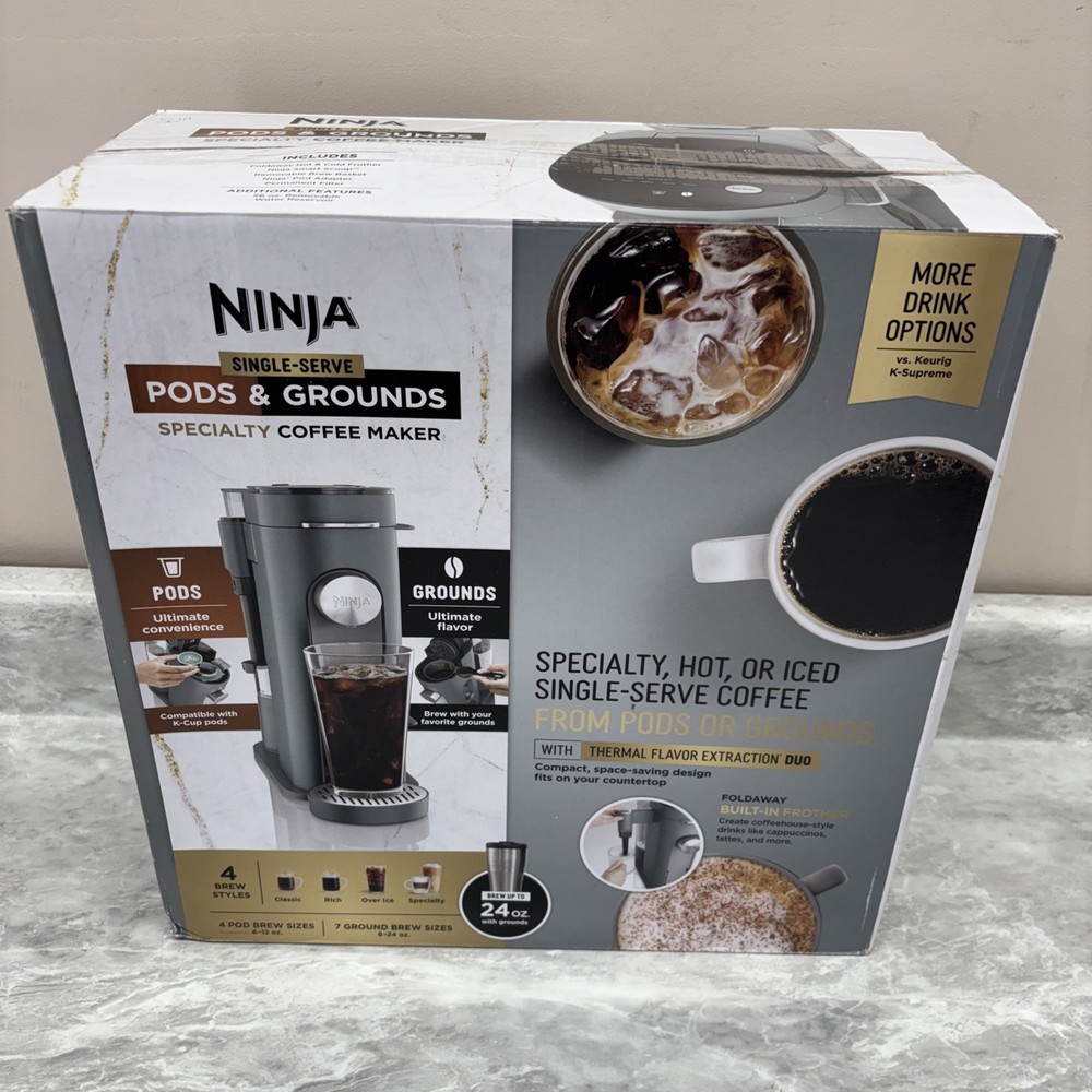 Ninja Pods & Grounds Specialty Single-Serve Coffee Maker - Missing Water Tank
