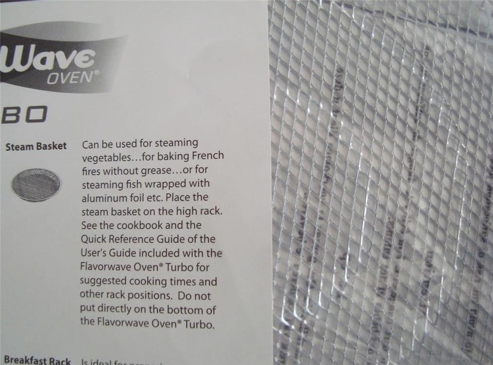 NEW Thane FLAVORWAVE OVEN 4 Piece Deluxe Accessory Package