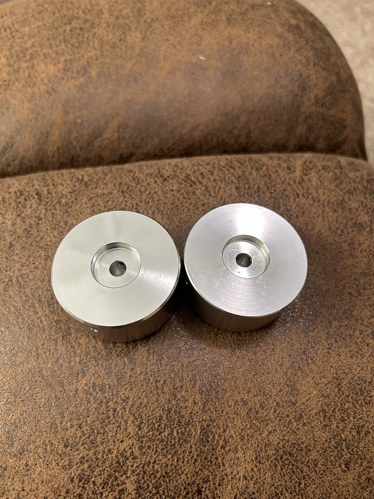 48 mm X 25 mm Aluminum Potentiometer Knobs (2)