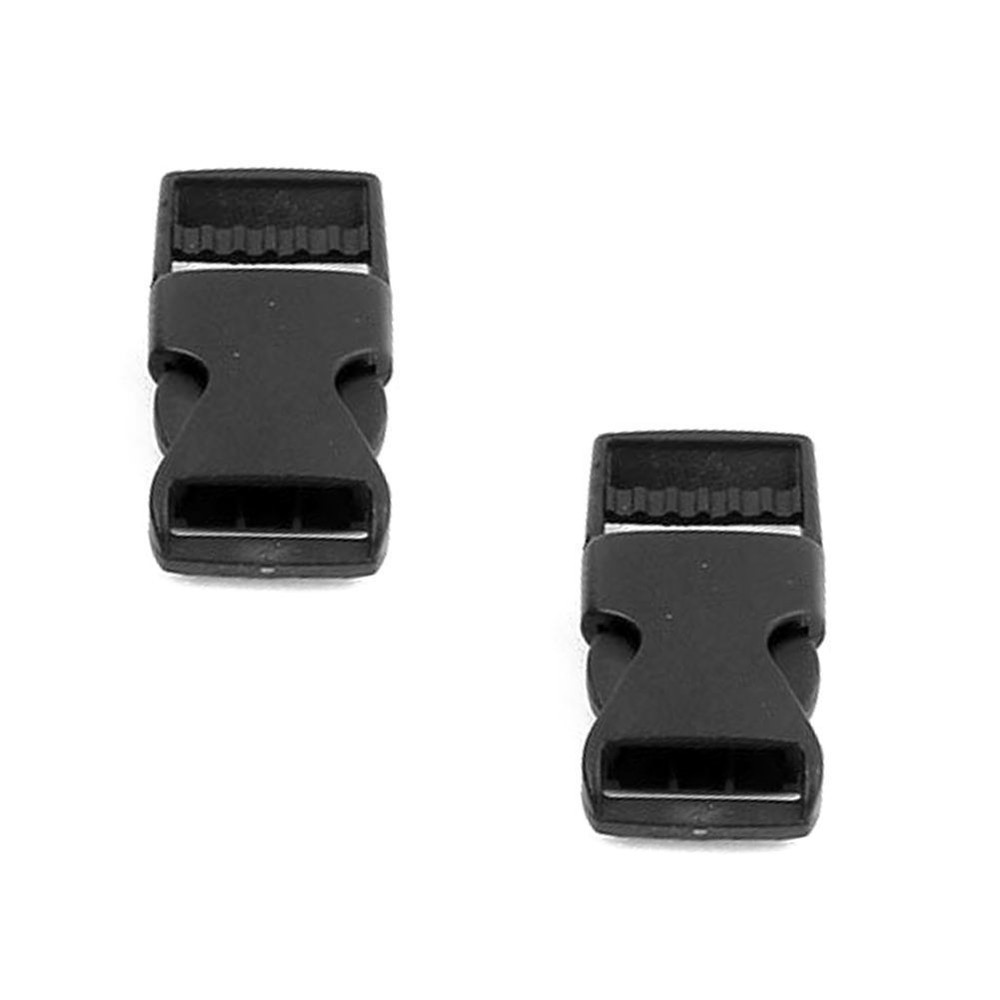 1 Inch Black Flat Heavy Duty Adjustable Side Plastic Backpack Release Buckles
