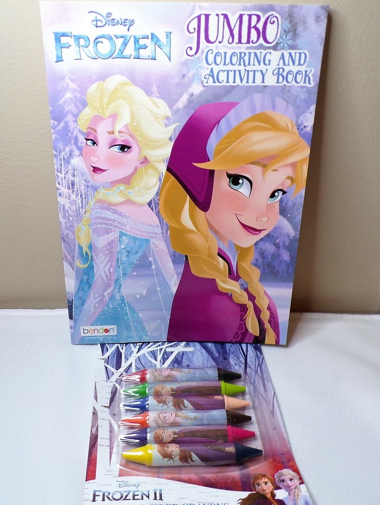 Disney's Frozen Coloring Book and Crayons Bundle