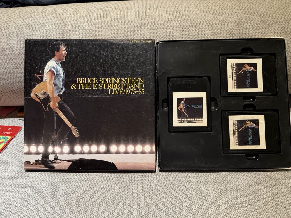 Bruce Springsteen Live 1975-85 RARE 8-Track Version READ