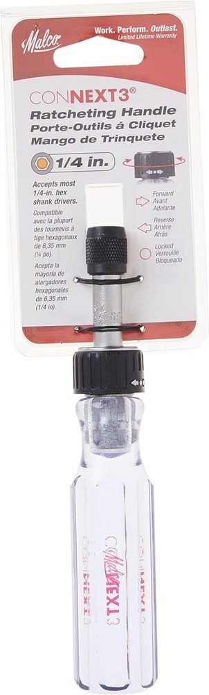 Lightweight 4-1/8 Inch Quick Connector Handle - Reliable Hand Tool Performance