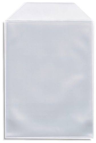 200 Clear CPP Plastic DVD Sleeves with Flap for DVD Arwork & Disc