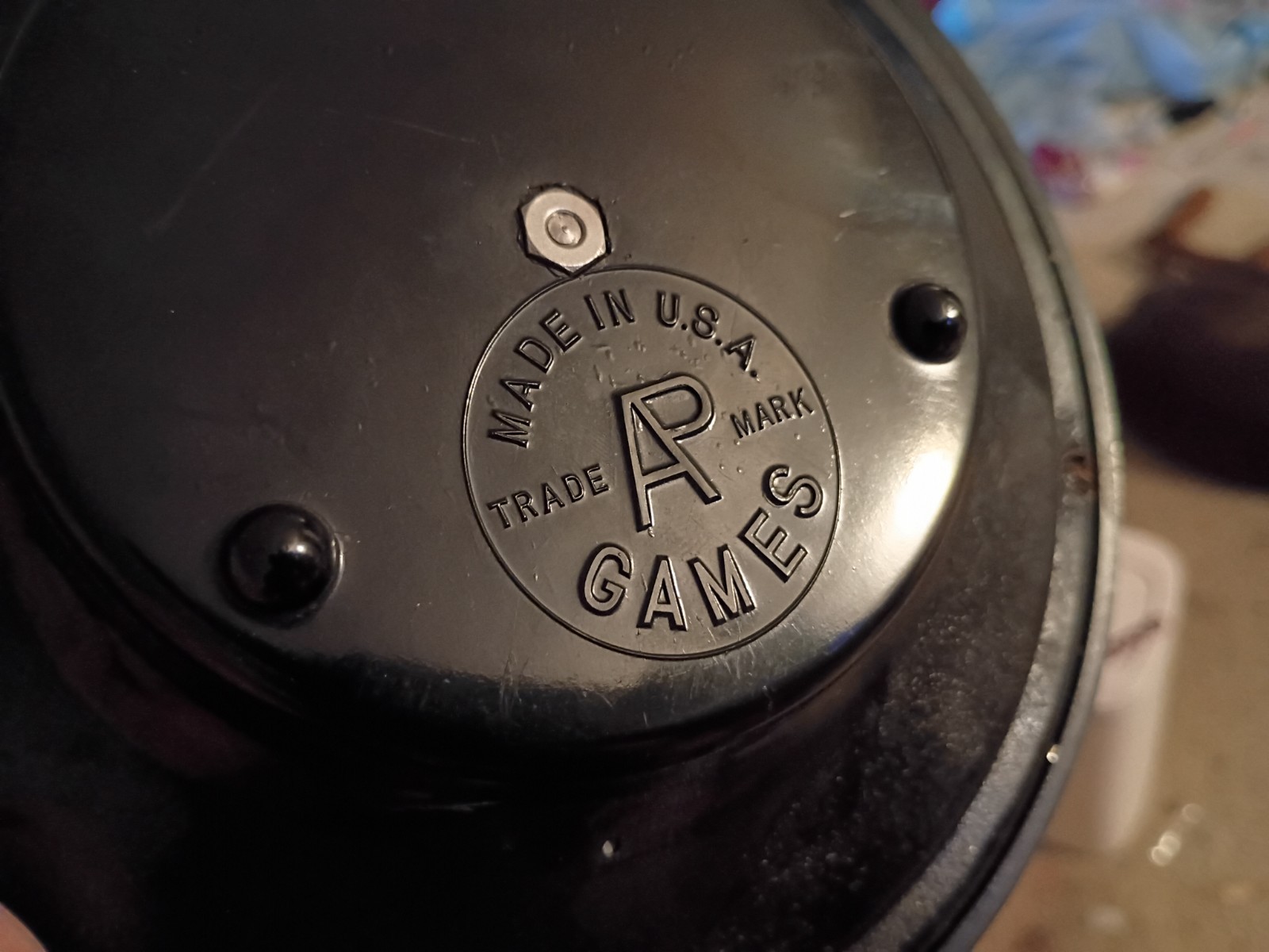 8" Vintage Bakelite Roulette Wheel Ap Games 900 Chips Ball Rumpp Leather Case