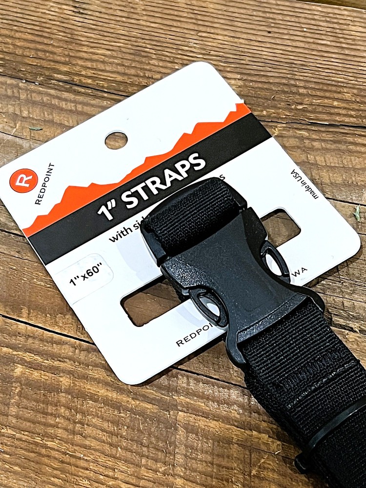 Redpoint Utility Accessory Strap 1” Wide 60” Long w/Side Release Buckle - 1 Pack