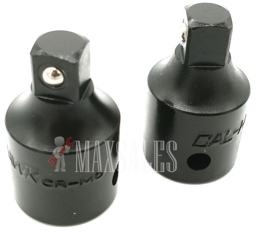 2pc SET 1/2 to 3/8 SOCKET REDUCER ADAPTERS IMPACT CR-M