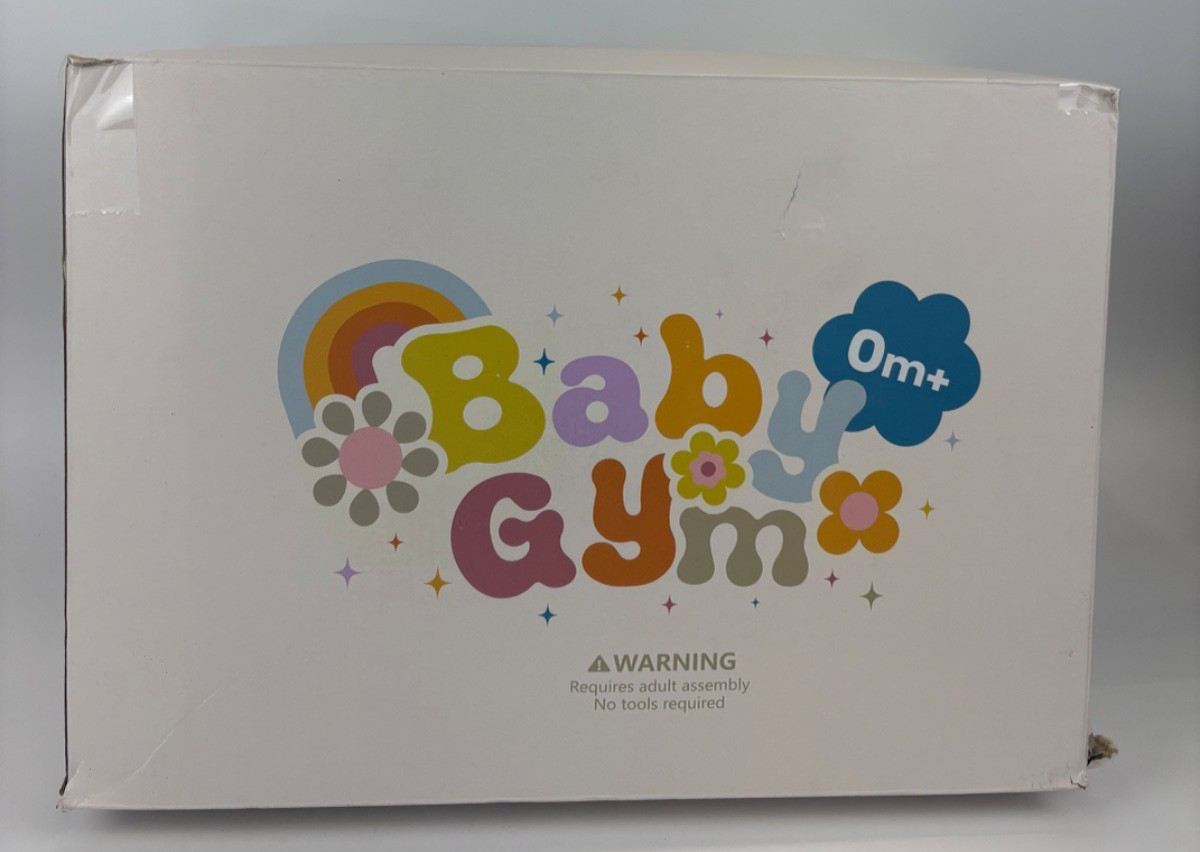 Little Dove 5-in-1 Plush Baby Play Gym, Tummy Time Mat -Convertible Baby Gym