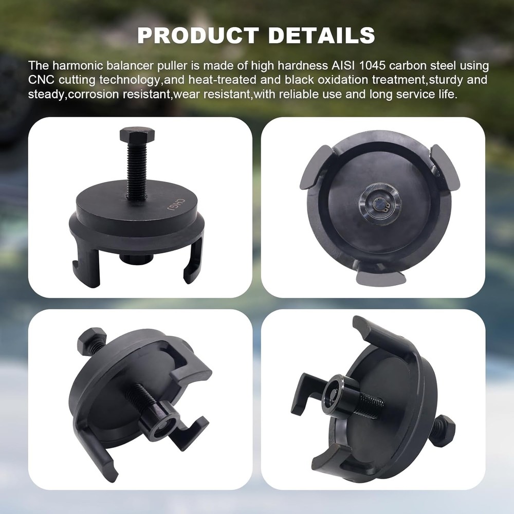 LS Harmonic Balancer Puller & Crank Puller,CNC Precision Machined from Solid...