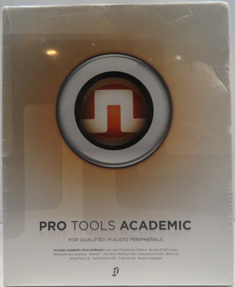 NEW Pro Tools Academic Pack Software For Qualified M-Audio Peripherals | SEALED