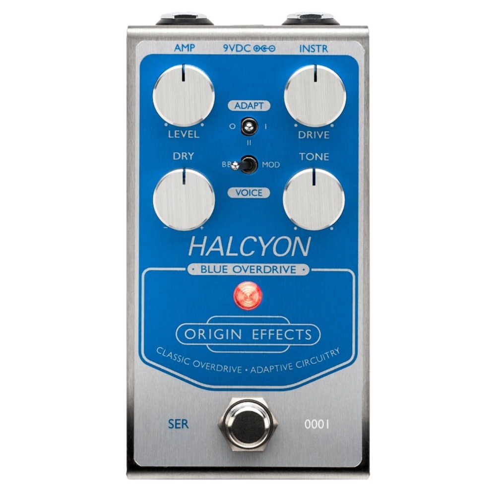 Origin Effects Halcyon Blue Overdrive Effects Pedal