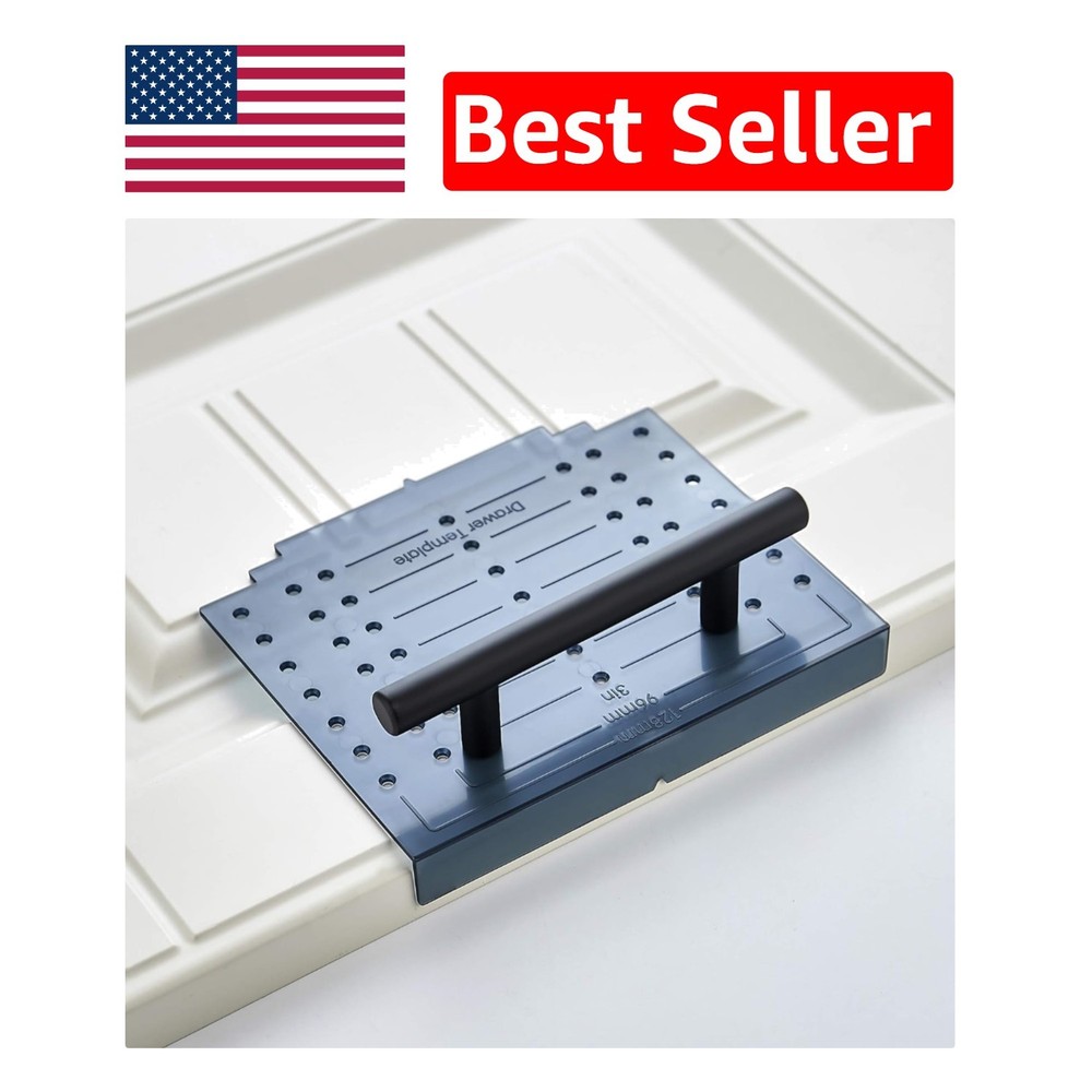 Professional Cabinet Knob & Pull Installation Template Kit – Easy Setup Included