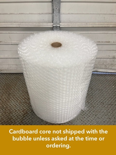 Large Wrap Cushioning Bubble 1/2” 125’ long 24” wide 1/2 24 125 Perf 12”