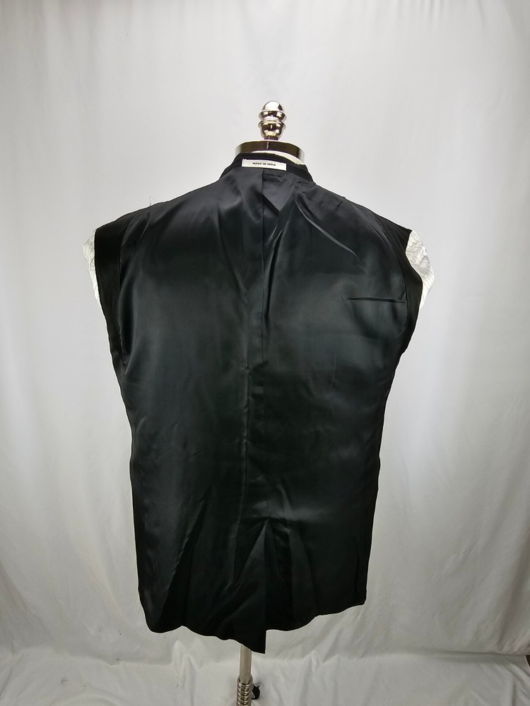 Kenneth Cole Black Wool Blazer Jacket 42R
