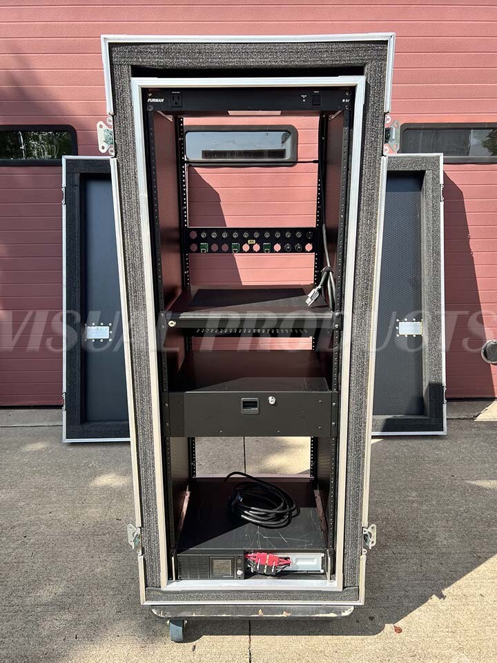 30RU Rack Road Case w/CyberPower UPS for Server Network Audio Visual PENN ELCOM
