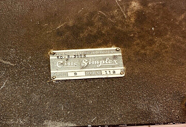 20th Century Fox Cine Simplex Matte Box for Studio 35mm Cine Camera