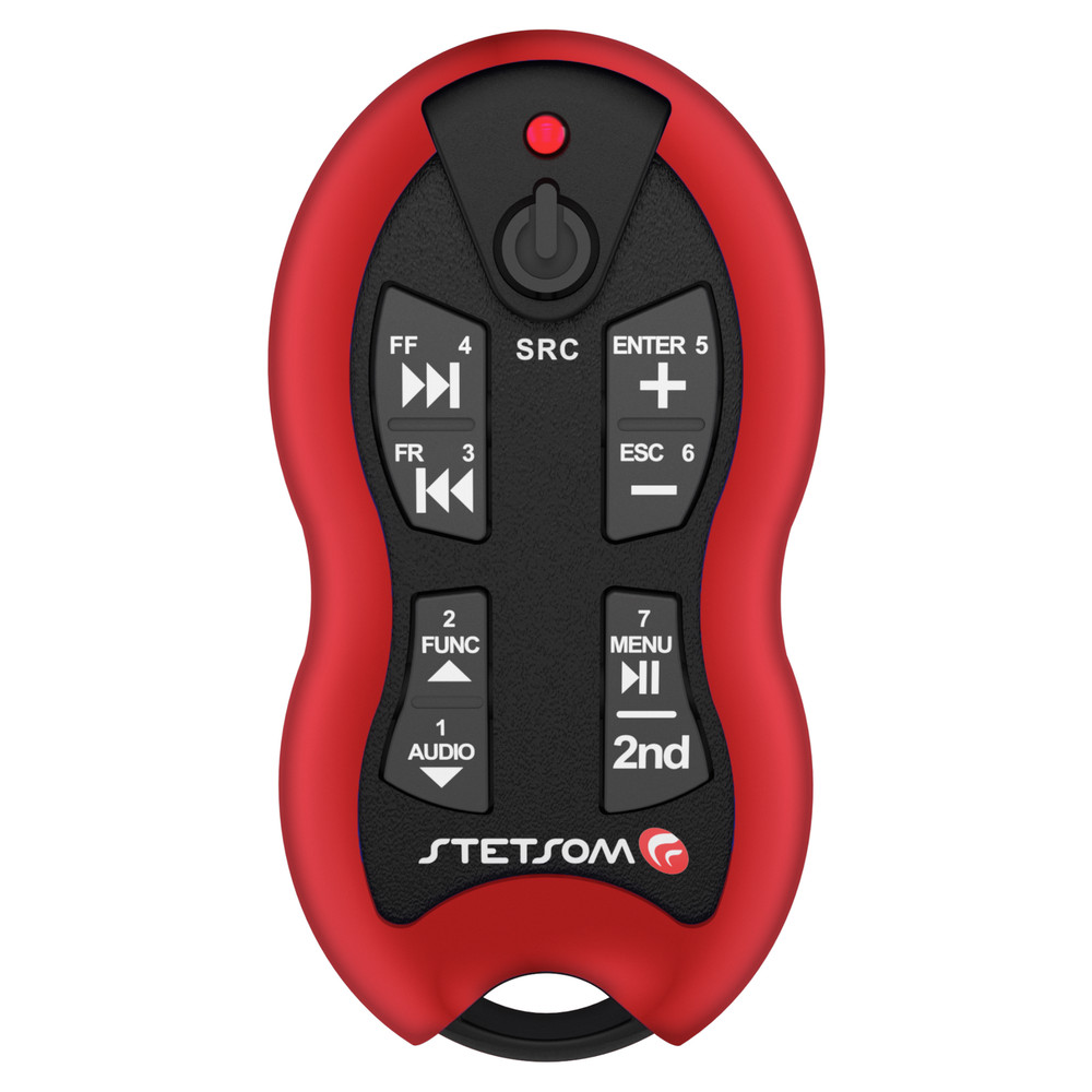 Stetsom SX2 Long Range Multi Function Audio and Video Remote Control - Red