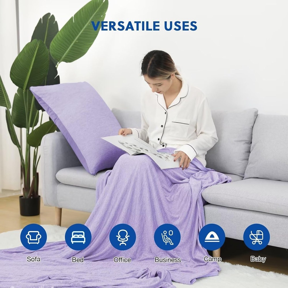 Cooling Blankets Hot Sleepers Summer Blanket Thin Lightweight Breathable Soft