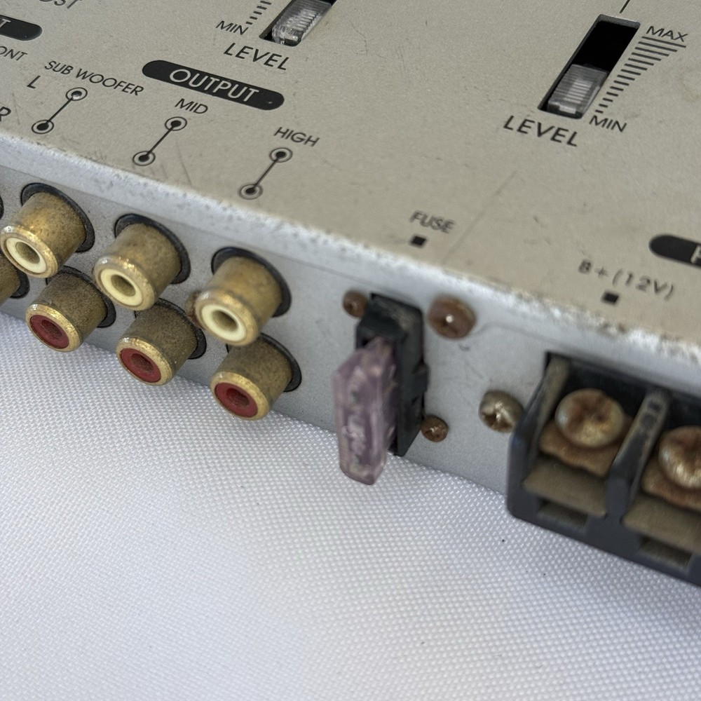 POWER ACOUSTIK 3-Way Stereo Electronic Crossover Network - Model C-3B NOT TESTED